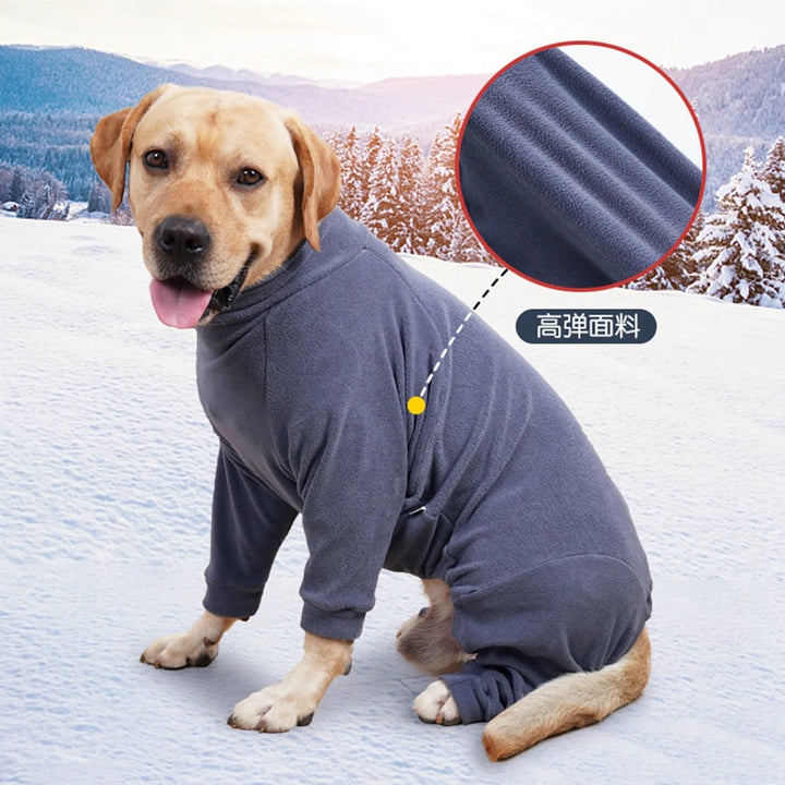 Tight Pet Pajamas Cat Dog Winter Warm 4-Legged Pajamas Romper Relieves Anxiety Soothes Pet Romper Pet Cat And Dog Clothing