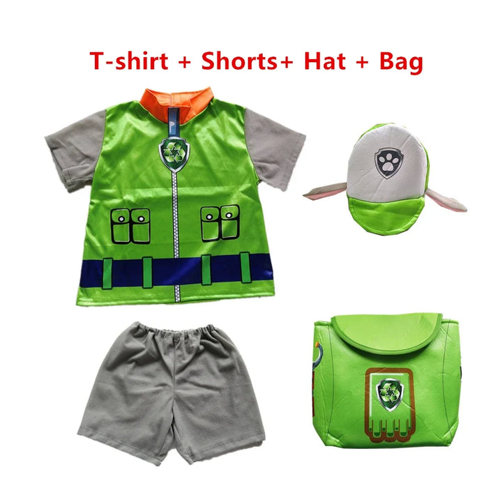 Halloween Boys Girls Rocky Rubble Skye Marshall Zuma Chase Cosplay Costumes Kids Children Birthday Party Gift Fancy Dress Up