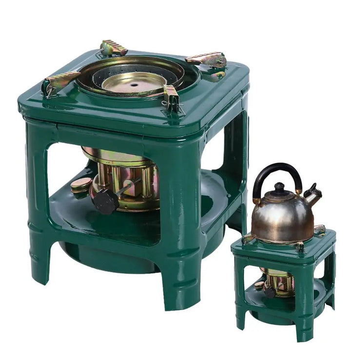 Kerosene Stove Windproof Camping Hiking Stove Outdoor Mini Portable Kerosene Stove Picnic Tent Burner Furnace Cooking Tools