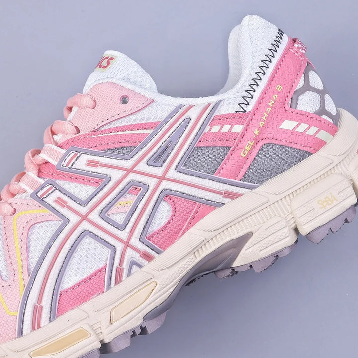 Asics GEL Kahana 8 Original Women Running Shoes PINK Cushion Stability Aics GEL Running Kahana8 Breathable Sport Sneakers