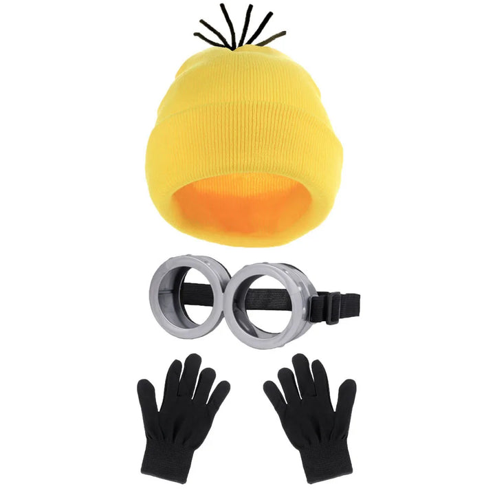 Minion Costume For Adults Costume Minion Goggles And Hat Outfit Cosplay Accessories For Fancy Dress Party Despicables Me costume