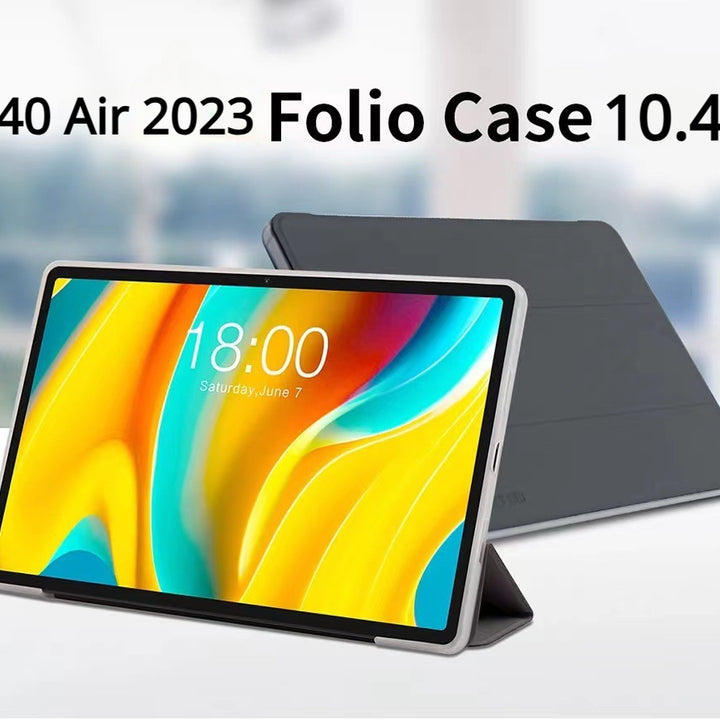 Flip Case for Teclast T40 Air 10.4'' 2023 Tablet Case Folding Stand Pu Leather Cases for Teclast T40 Air Soft Tpu Smart Cover