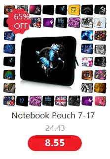 Chromebook Neoprene Cover Case Laptop 7/11/10/12/14/15/17/16 Notebook Bag For Macbook Air 13 Lenovo Legion Go 15.6" Accessories