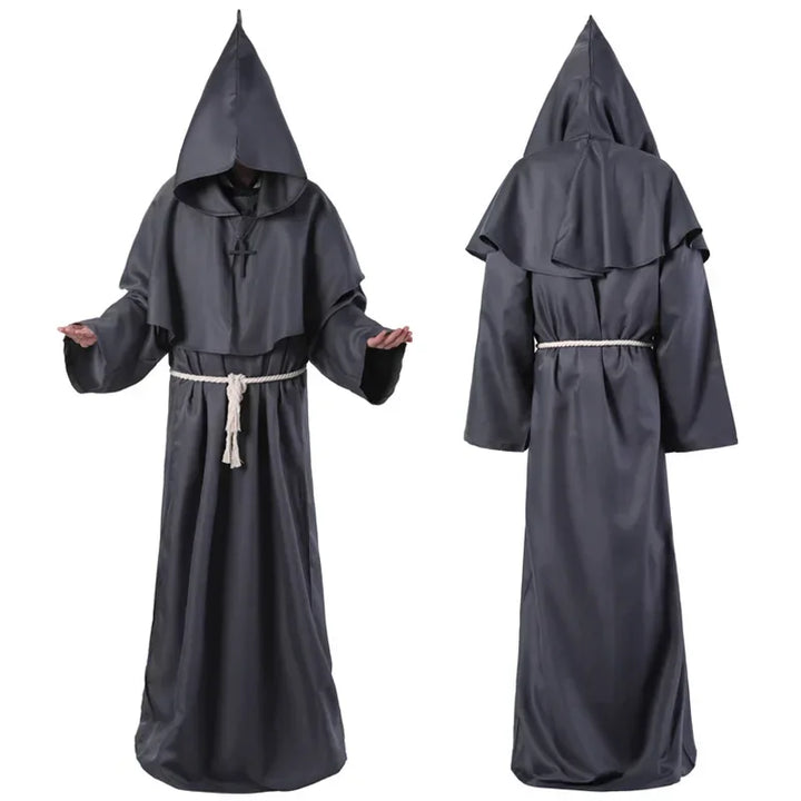 New Halloween Men Medieval Monk Robes Monk Costumes Wizard Costumes Priest Costumes Cosplay Costumes