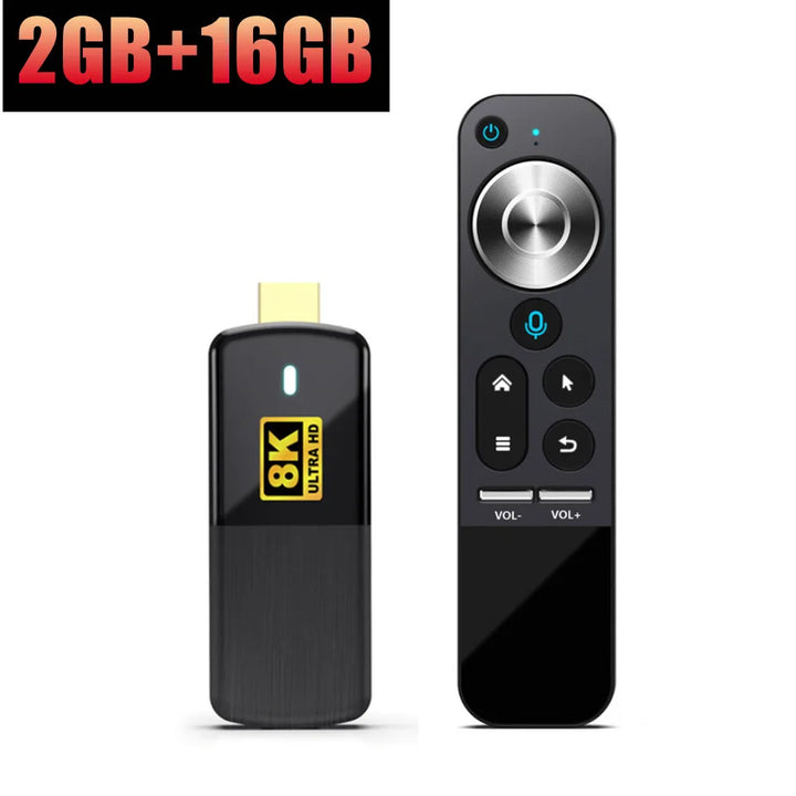 Woopker TV Stick M3 Android 13.0 Rockchip RK3528 Support 8K Dual WiFi-6 Media Player 2GB/16GB Smart Set Top Box with Airmouse