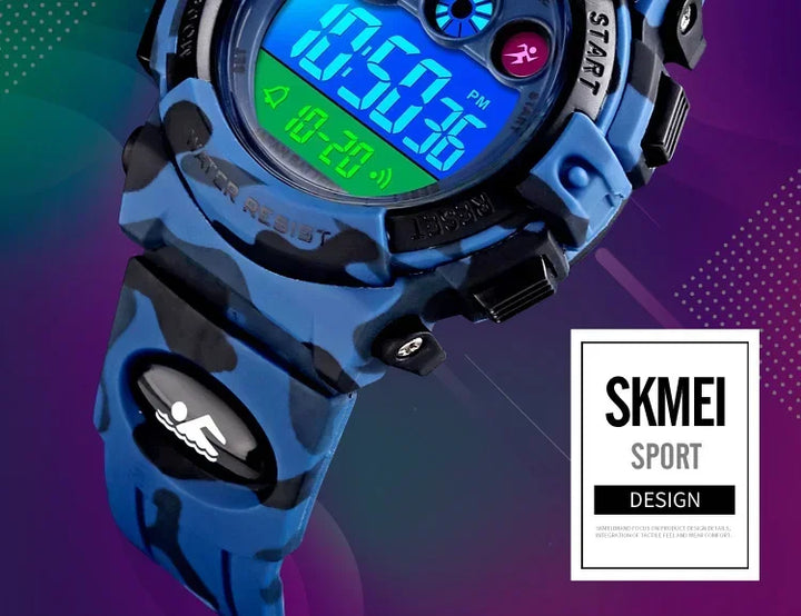 SKMEI Shockproof Digital Watch for Children Waterproof Sports Electronic Wristwatches Kids Boy Clock 1266 Reloj Para Niñas 1547