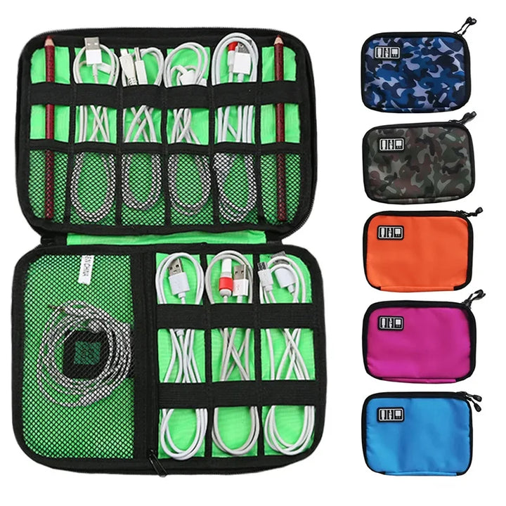 Travel Organizer Bag Universal Electronics Accessories Digital Storage Case for Portable Charger Usb Cable Headphone Power Bank