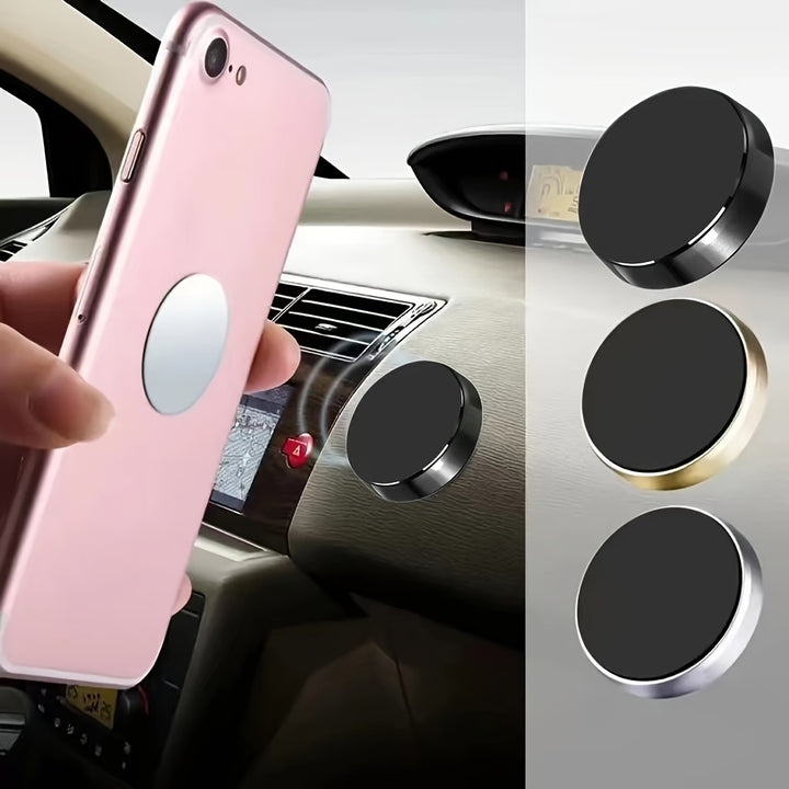 Dashboard Mini Car Portable Paste Sticker Easy Install Magnetic Phone Holder Universal Strong Magnets Wall Key Holder